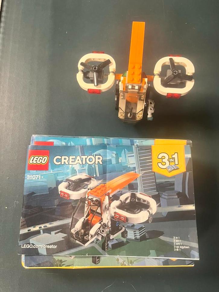 Lego creator 3-in-1 31071 Drone verkenner, Kinderen en Baby's, Speelgoed | Duplo en Lego, Gebruikt, Lego, Complete set, Ophalen of Verzenden