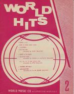 Mu184 bladmuziek --------- world hits no2, Muziek en Instrumenten, Bladmuziek, Gebruikt, Ophalen of Verzenden, Artiest of Componist