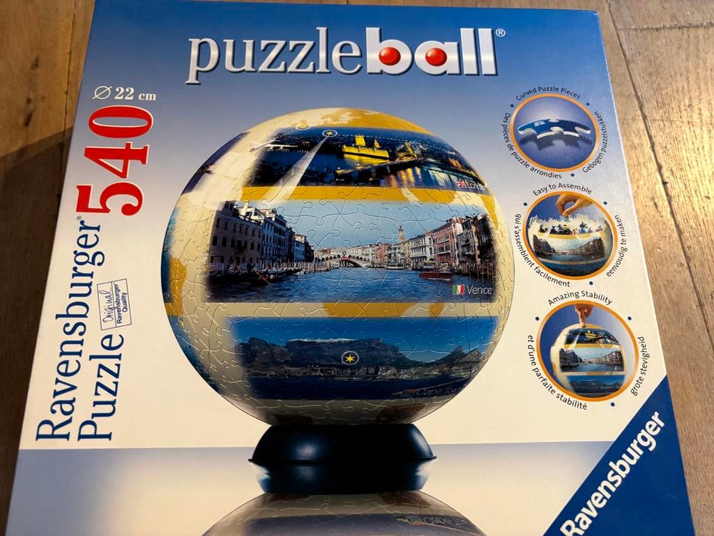 Ravensburger Puzzelbal 540 Stukjes - Compleet, Ophalen of Verzenden, 500 t/m 1500 stukjes, Zo goed als nieuw, Legpuzzel