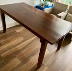 Teak tafel 90x180 cm, Huis en Inrichting, Tafels | Eettafels, Ophalen, Gebruikt, 50 tot 100 cm, Landelijk