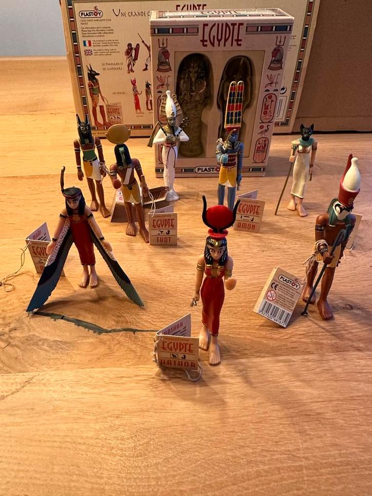 Egyptische Figuren Set - Plastoy, Kinderen en Baby's, Speelgoed | Actiefiguren, Zo goed als nieuw, Ophalen of Verzenden
