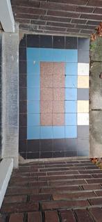 Originele Jaren 30 Tegeltjes, Doe-het-zelf en Verbouw, Tegels, Ophalen, Gebruikt, Minder dan 20 cm, Minder dan 20 cm