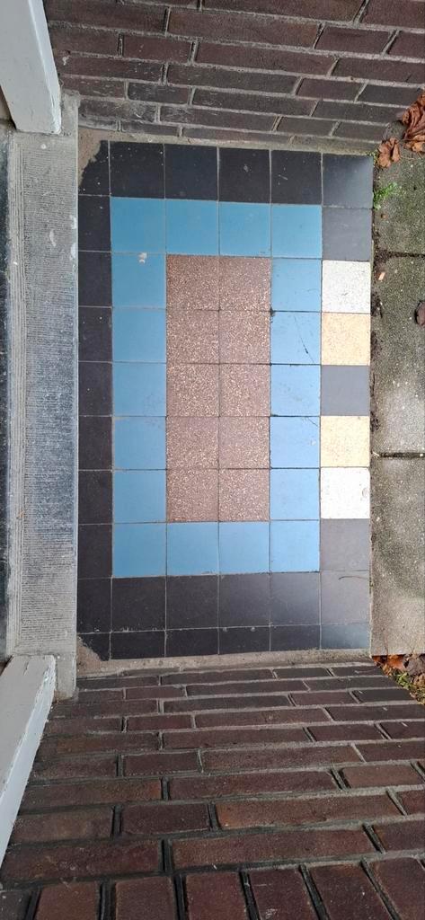 Originele Jaren 30 Tegeltjes, Doe-het-zelf en Verbouw, Tegels, Gebruikt, Wandtegels, Keramiek, Minder dan 20 cm, Minder dan 20 cm