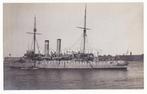 Oude foto / fotokaart van een marineschip fregat 1912, Verzamelen, Militaria | Algemeen, Embleem of Badge, Nederland, Ophalen of Verzenden