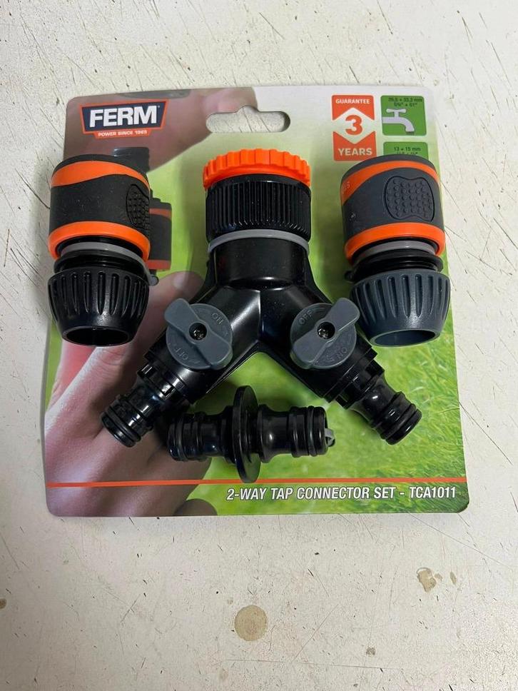 Ferm verbindingsset  Kraan koppeling nu € 2,50, Doe-het-zelf en Verbouw, Sanitair, Nieuw, Kraan, Ophalen of Verzenden