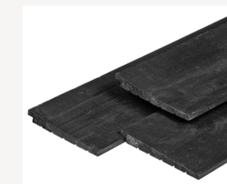 Zweeds rabat douglas of vuren, Doe-het-zelf en Verbouw, Hout en Planken, Nieuw, Plank, Overige houtsoorten, 300 cm of meer, Minder dan 25 mm