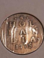 Zilveren 2 stuiver hollandia 1775, Ophalen of Verzenden