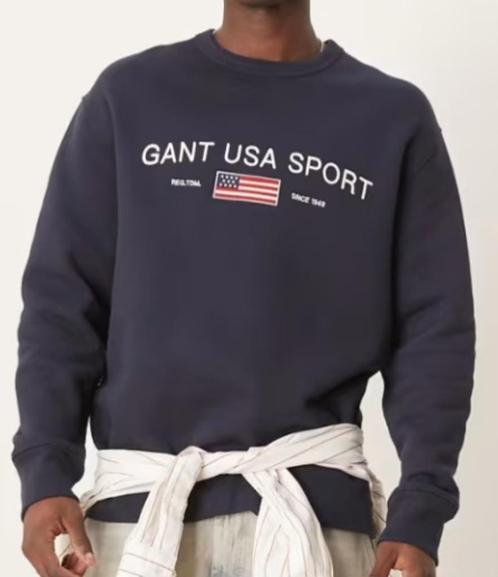 GANT trui, Kleding | Heren, Truien en Vesten, Nieuw, Overige maten, Blauw, Verzenden
