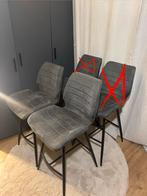 2x Barstoelen/Barkrukken, Huis en Inrichting, Stoelen, Ophalen, Zo goed als nieuw, Grijs, Twee