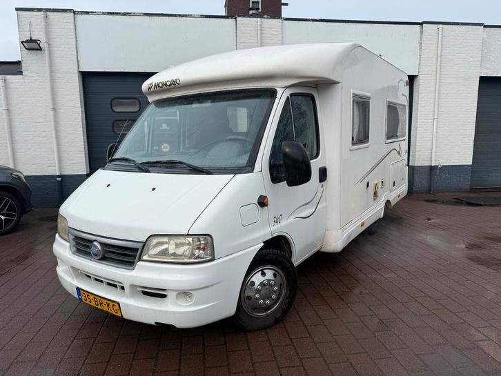 Fiat ducato 244 Moncayo Camper 2.8jtd 2004, Caravans en Kamperen, Campers, Bedrijf, tot en met 4, Alkoof, Fiat, Diesel, Handgeschakeld