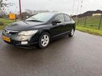 Honda Civic 1.3 Vtec Hybrid 4DR C-tr. 2007 Zwart Garantie!!, Auto's, 65 €/maand, Zwart, Bedrijf, Hybride Elektrisch/Benzine