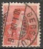 Zwitserland No.98 O. ADV. no.7 T., Postzegels en Munten, Postzegels | Europa | Zwitserland, Verzenden, Gestempeld