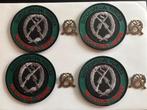 4x KCT sniper badge COTR CIE met sniper speld, Verzenden, Landmacht, Nederland, Kleding of Schoenen