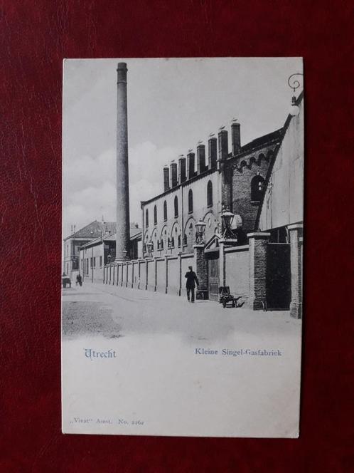 Utrecht Gasfabriek Kleine Singel begin 1900 (B1), Verzamelen, Ansichtkaarten | Nederland, Ongelopen, Utrecht, Voor 1920, Ophalen