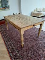 Antieke Franse Boeren Tafel, Huis en Inrichting, Ophalen, Gebruikt, 100 tot 150 cm, Grenenhout