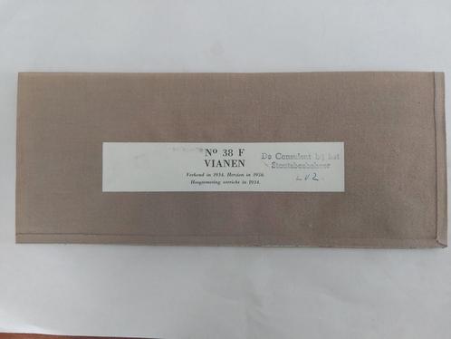38F Stafkaart uit 1959 Vianen Houten Vreeswijk IJsselstein, Boeken, Atlassen en Landkaarten, Zo goed als nieuw, Landkaart, Nederland