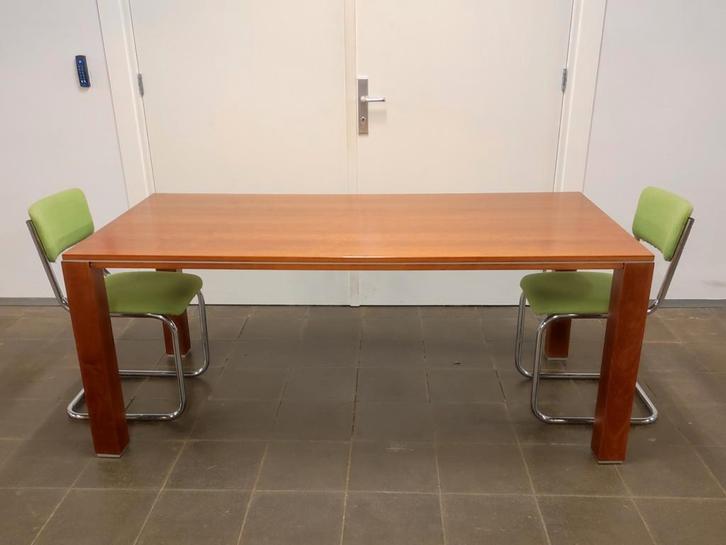 Eettafel - Design Jan de Bouvrie - 180 x 90 cm - kersenhout, Antiek en Kunst, Kunst | Designobjecten, Ophalen