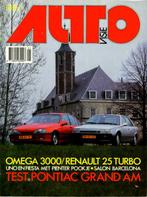 Autovisie vergelijking Omega 3000 en Renault 25 V6 Turbo, Gelezen, Ophalen of Verzenden, Renault