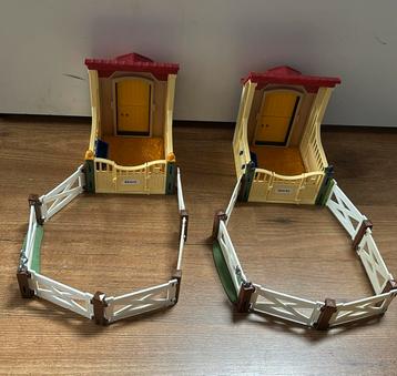 Playmobil losse onderdelen manage paardenbox met weide beschikbaar voor biedingen