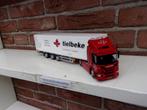 Tekno  Scania  4 x 2  met  Koeloplegger  van  Tielbeke., Hobby en Vrije tijd, Modelauto's | 1:50, Ophalen of Verzenden, Nieuw