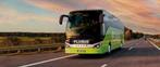 Flixbus kaart tussen 2 steden in heel europa, Tickets en Kaartjes, Trein, Bus en Vliegtuig, Eén persoon, Bus, Metro of Tram, Buitenland