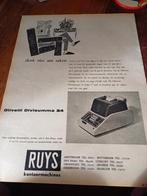 Advertentie van Ruys kantoormachines Olivetti Divisumma 24, Ophalen of Verzenden, Zo goed als nieuw, Overige typen