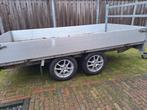 Aanhanger te koop dubbelasser, Auto diversen, Aanhangers en Bagagewagens, Ophalen, Gebruikt