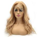 Lace front pruik lang haar ginger roodblond ( sample verkoop, Nieuw, Pruik of Haarverlenging, Verzenden