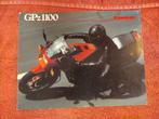 Advertentie Folder KAWASAKI GPZ1100, Motoren, Handleidingen en Instructieboekjes, Ophalen of Verzenden, Kawasaki
