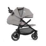 Buggy Joie Litetrax Pebble grijs - complete set!, Ophalen, Gebruikt, Voetenzak