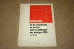Voorschriften & wenken v/h ontwerpen van woningen 1966 !!, Boeken, Gelezen, Ophalen of Verzenden