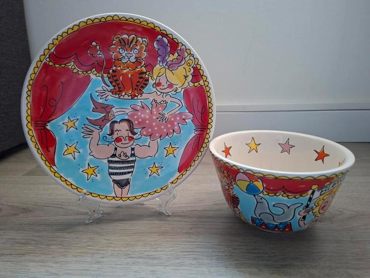 Blond Amsterdam Circus Bord en Schaal, Huis en Inrichting, Keuken | Servies, Ophalen of Verzenden