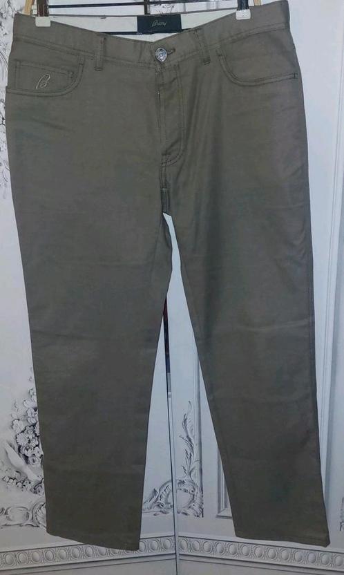 Brioni Stelvio jeans maat 35 Made in Italy  beige/bruin, Kleding | Heren, Broeken en Pantalons, Zo goed als nieuw, Overige maten