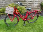 Damesfiets rood met krat, Ophalen, Gebruikt, Overige merken