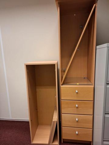 Bureau met kasten en bureaustoel - afbeelding 3