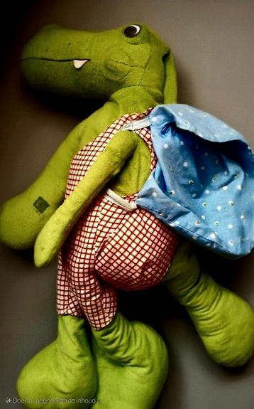IKEA Knuffel KROKODIL – FABLER met rugzak beschikbaar voor biedingen