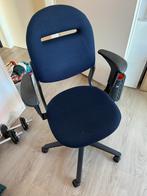 Bureaustoel, Huis en Inrichting, Bureaustoelen, Ophalen, Gebruikt, Blauw, Bureaustoel