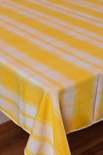 Retro vintage geruit jaren 70 Hartman tafelkleed, Ophalen of Verzenden, Nieuw, Geel, Tafelkleed of Tafelzeil