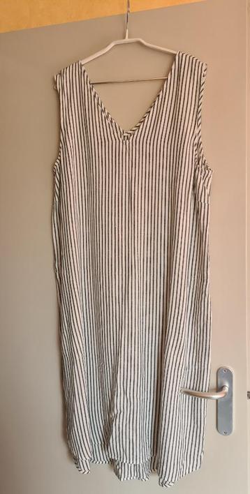 Kaffe MILLA - Jurk - chalk black stripe maat 44 beschikbaar voor biedingen