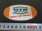 sticker UTD mengvoeder voert tot winst !  TW067, Ophalen, Zo goed als nieuw