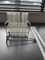 Reageerbuizen set met rek en pipetten, Hobby en Vrije tijd, Knutselen, Ophalen of Verzenden