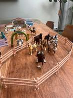 Schleich verzameling; 21 paardjes, hordes en wedstrijdtafel, Verzamelen, Speelgoed, Ophalen, Zo goed als nieuw