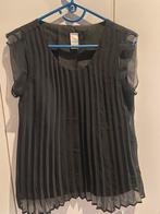 Top zwart plisse Vila 36 S zonder mouw, Kleding | Dames, Tops, Zwart, Vila, Ophalen of Verzenden, Zo goed als nieuw