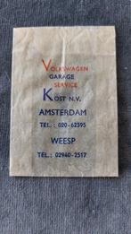 Amsterdam/Weesp, Kost n.v. Volkswagen garage service, Verzenden, Nederland