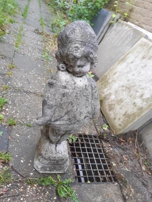 betonnen vrouw tuinbeeld, Tuin en Terras, Tuinbeelden, Gebruikt, Mensenbeeld, Beton, Ophalen of Verzenden