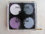 NIEUW 4-delige MAX&MORE palette OOGSCHADUW smoky story 605, Nieuw, Ophalen of Verzenden, Make-up, Overige kleuren