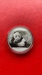 China 10 Yuan 2015 Panda 1ounce ag.999 zilver in capsule, Oost-Azië, Zilver, Ophalen of Verzenden