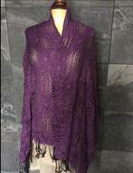 Grote omslagdoek Pashmima wol zijden sjaals All size NIEUW, Ophalen of Verzenden, Nieuw, Maat 38/40 (M), Paars