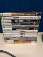 Xbox 360 met 2 Controllers + Spellen, Online, Gebruikt, 1 speler, Ophalen of Verzenden