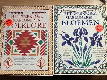 Nieuwe sjablonen boeken Bloemen en Folklore beschikbaar voor biedingen